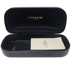 Coach Unisex Eyeglasses/Sunglasses Hardcase Shell 7"X3"X2.5" Dimension